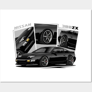 Nissan 300ZX, JDM Car Posters and Art